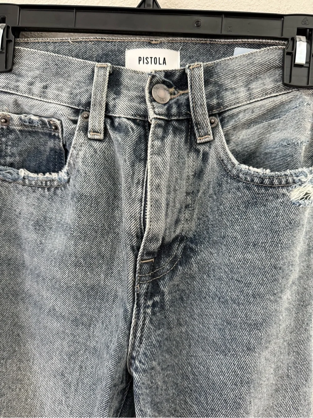 Pistola High-Rise Distressed Jeans 24 - Picture 3 of 8